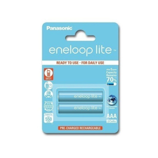 Аккумулятор Panasonic Eneloop Lite AAA 550 2BP mAH NI-MH